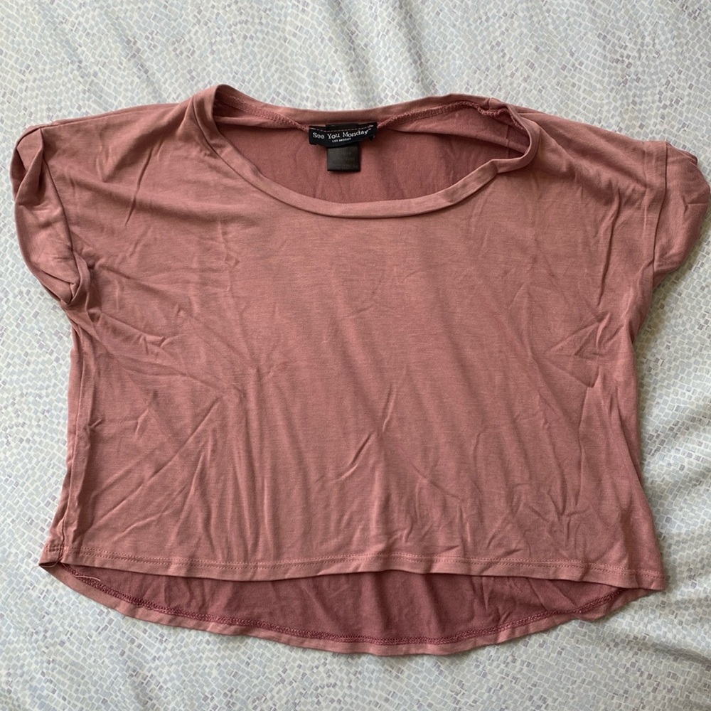 Pink Crop Top
